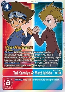 Tai Kamiya & Matt Ishida (BT17-081)