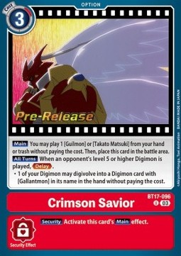 Crimson Savior (BT17-096)