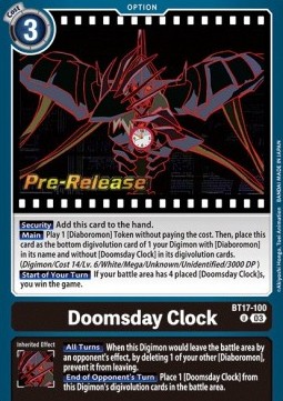 Doomsday Clock (BT17-100)