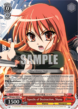 Apostle of Destruction, Shana (V.1 - Common)