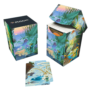 Bloomburrow: "Island" (Four Seasons) Deck Box