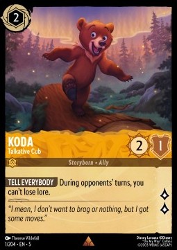 Koda - Talkative Cub