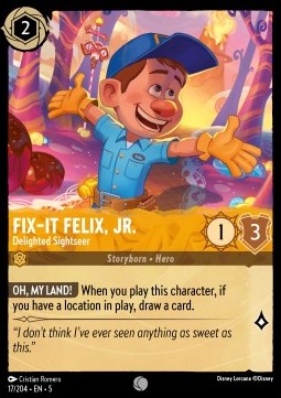 Fix‐It Felix, Jr. - Delighted Sightseer