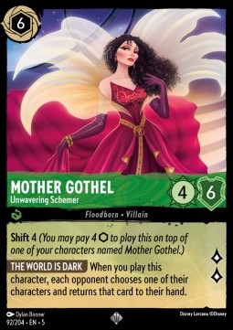 Mother Gothel - Unwavering Schemer