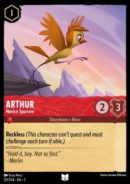 Arthur - Novice Sparrow