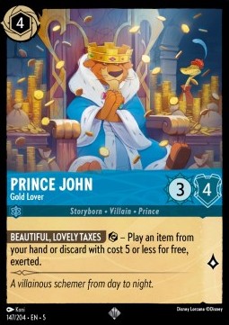 Prince John - Gold Lover