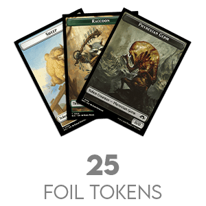 25 random FOIL Tokens