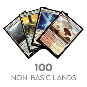 100 random Non-Basic Lands