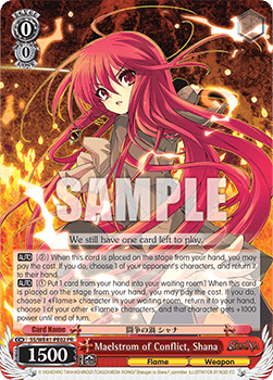 Maelstrom of Conflict, Shana