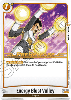 Energy Blast Volley (FB02-138) [Fusion World]