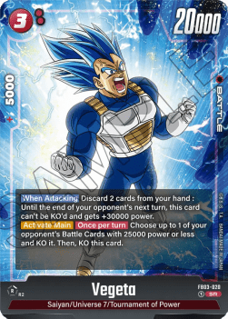 Vegeta (FB03-020) [Fusion World] (V.1 - Super Rare)