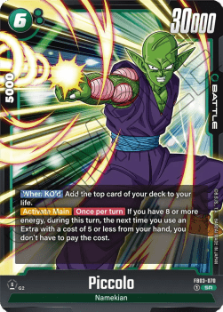 Piccolo (FB03-070) [Fusion World] (V.1 - Super Rare)