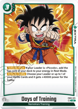 Days of Training (FB03-075) [Fusion World]