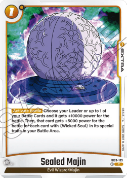 Sealed Majin (FB03-103) [Fusion World]