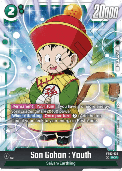 Son Gohan : Youth (FB03-139) [Fusion World] (V.1 - Secret Rare)