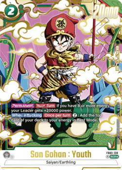 Son Gohan : Youth (FB03-139) [Fusion World] (V.2 - Alternate Art)