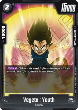 Vegeta : Youth (FS05-14) [Fusion World] (V.1 - Common)