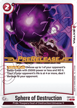 Sphere of Destruction (FB03-026) [Fusion World]