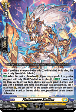 Platinamane Stallion [D-Format] (V.1 - Double Rare)