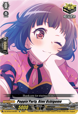 Poppin'Party, Rimi Ushigome [D-Format] (V.1 - Special EX)