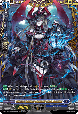 Illusory Lantern Demonic Lady, Forcalor [D-Format] (V.2 - Double Frame Rare)