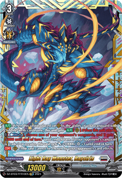 Light Ray Monster, Rayviris [D-Format] (V.2 - Double Frame Rare)