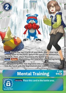 Mental Training (P-104)