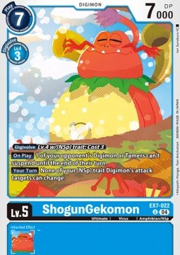 ShogunGekomon (EX7-022) (V.1)