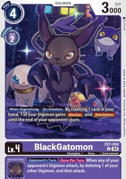 BlackGatomon (EX7-054) (V.1)