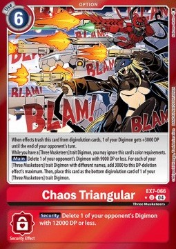 Chaos Triangular (EX7-066) (V.2)