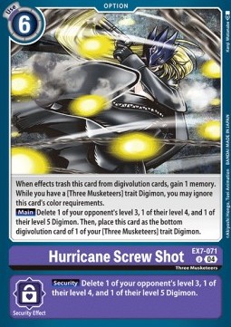 Hurricane Screw Shot (EX7-071) (V.1)