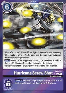 Hurricane Screw Shot (EX7-071) (V.2)