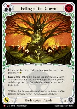 Felling of the Crown (Rainbow Foil)