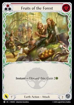 Fruits of the Forest (Red) (Rainbow Foil)