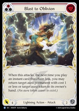 Blast to Oblivion (Red) (Rainbow Foil)