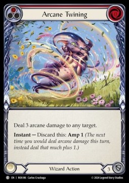 Arcane Twining (Red) (Rainbow Foil)