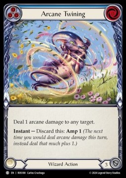 Arcane Twining (Blue) (Rainbow Foil)