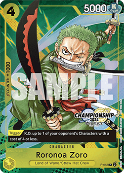 Roronoa Zoro (P-042) (V.2)