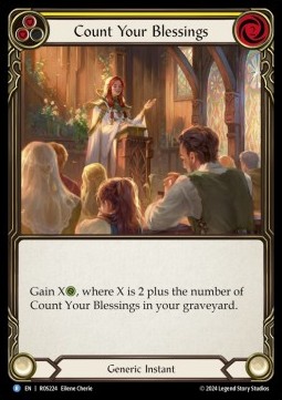 Count Your Blessings (Yellow) (Rainbow Foil)