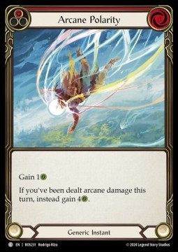 Arcane Polarity (Red) (Rainbow Foil)