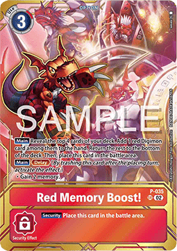 Red Memory Boost! (P-035)