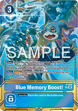 Blue Memory Boost! (P-036)