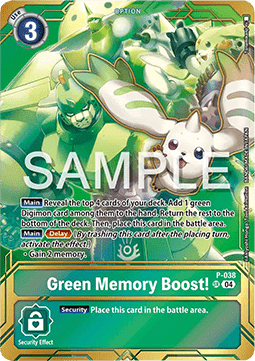 Green Memory Boost! (P-038)