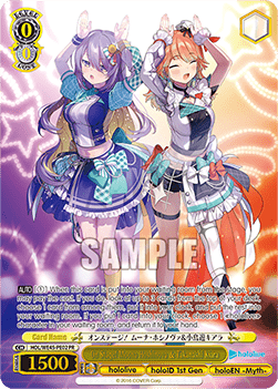 On Stage! Moona Hoshinova & Takanashi Kiara (V.1 - Trial Deck)