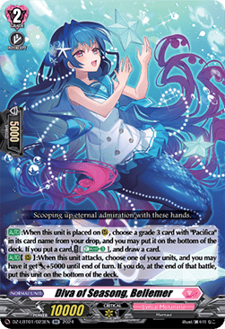 Diva of Seasong, Bellemer [D-Format] (V.1 - Double Rare)