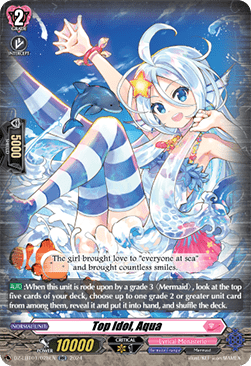 Top Idol, Aqua [D-Format] (V.1 - Double Rare)