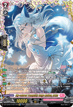 Sky-colored Tranquility Judge Maiden, Arkha [D-Format] (V.2 - Double Frame Rare)