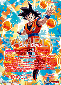 Son Goku // Son Goku, Story of a Forming Wish (V.1 - Expansion Rare)